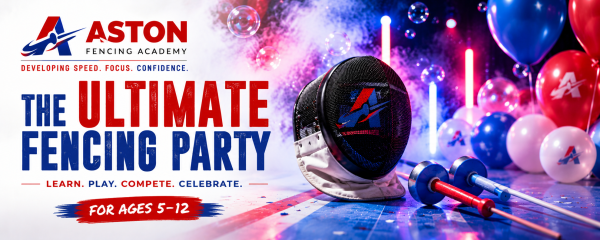 The ultimate fencing party for children aged 5-12.